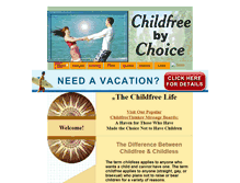 Tablet Screenshot of childfreebychoice.com